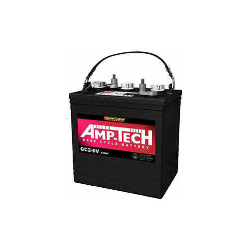 Amptech AMP-TECH GC2-6V 220Ah Deep Cycle Battery | High-Performance 6V Power - Image 1