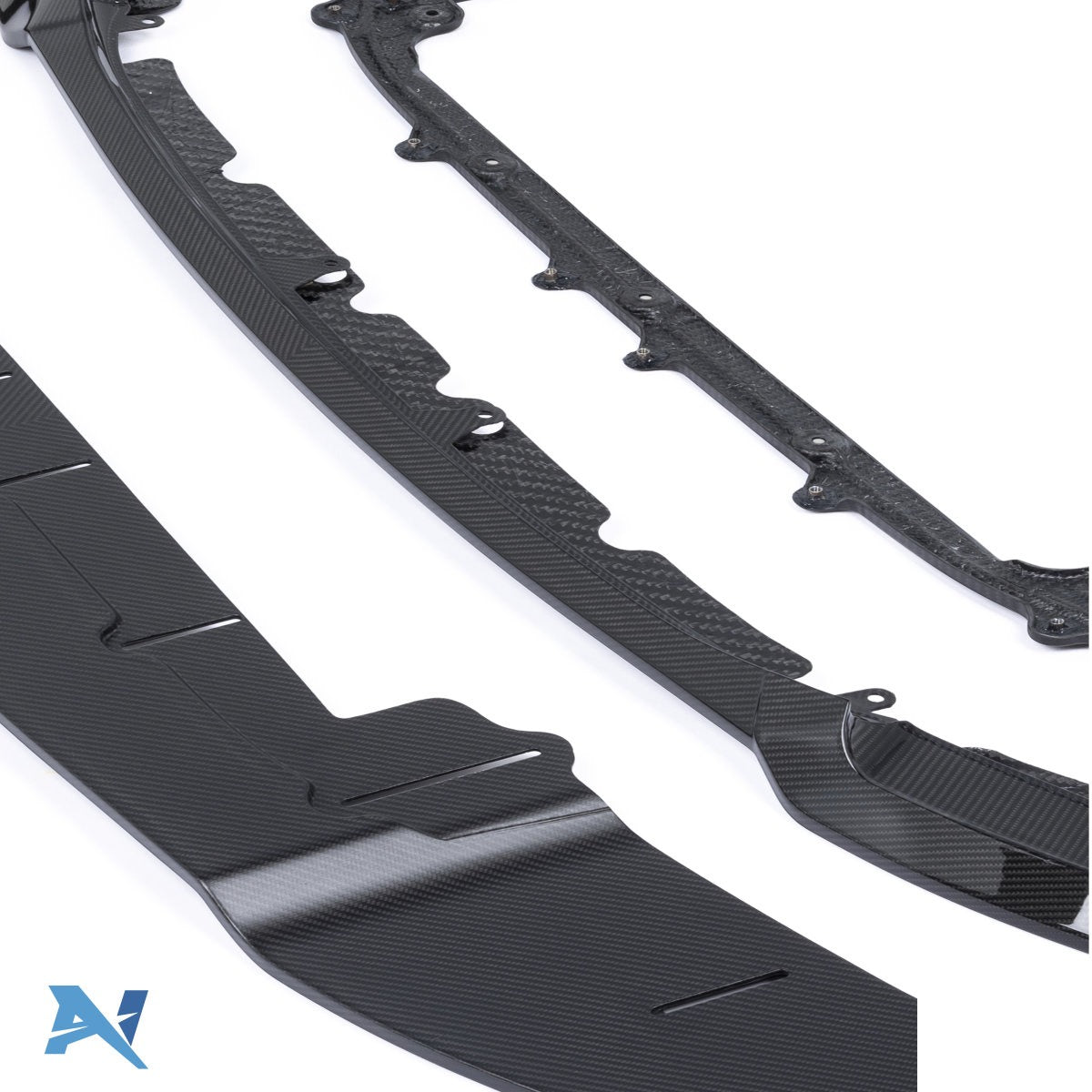 Alpha-N Carbon Front Lip Class 3 (Adjustable Splitter) - BMW G87 M2 S58