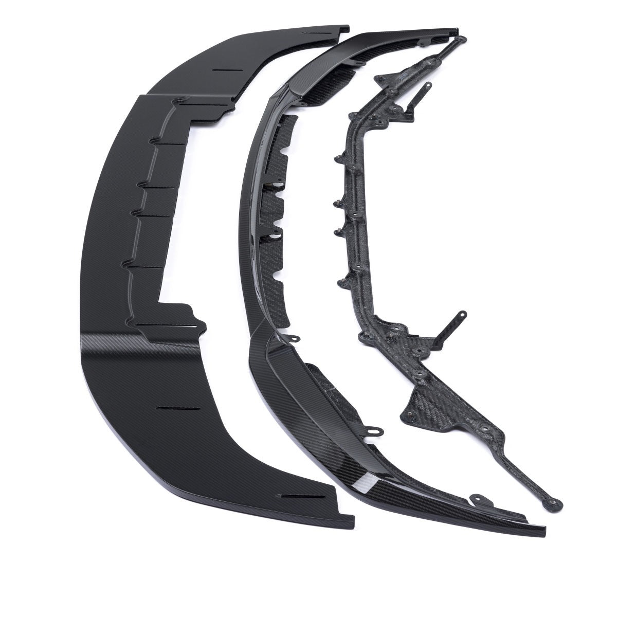 Alpha-N Carbon Front Lip Class 3 (Adjustable Splitter) - BMW G87 M2 S58
