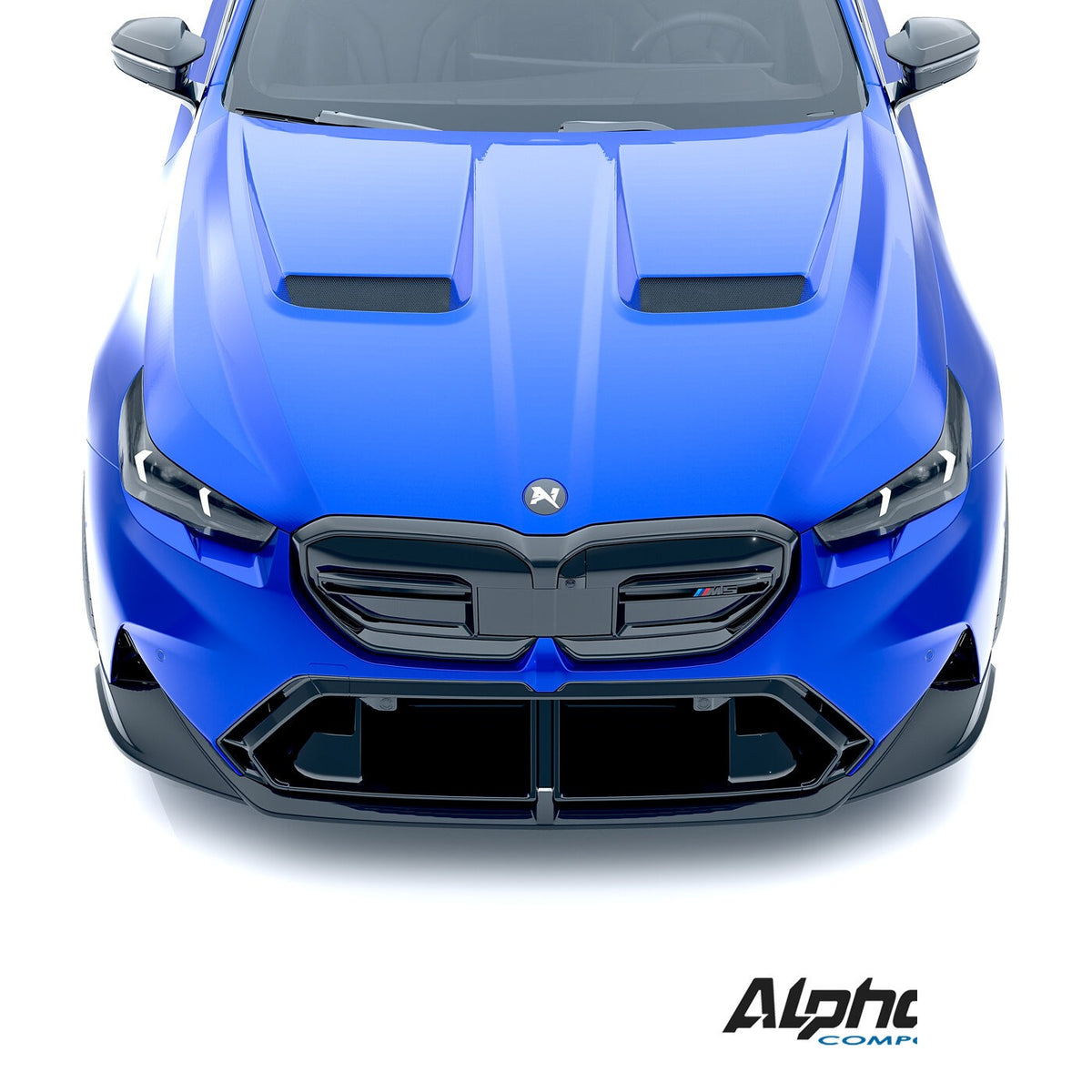 Alpha-N Carbon Fibre Front Splitter Set 3-Piece - BMW G90 G99 M5 S68
