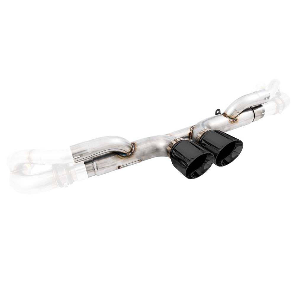 AWE Porsche 991 GT3 / RS Center Muffler Delete - Diamond Black Tips