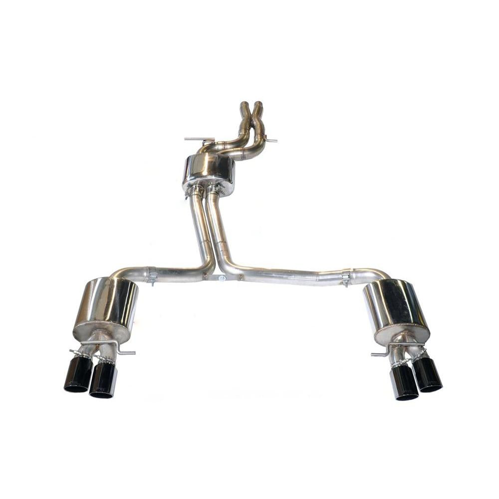 AWE Audi B8 / B8.5 S4 3.0T Touring Edition Exhaust - Diamond Black Tips (90mm)