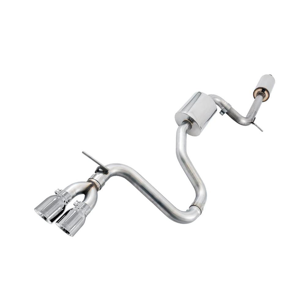 AWE VW MK7 Golf 1.8T Touring Edition Exhaust - Chrome Silver Tips (90mm)