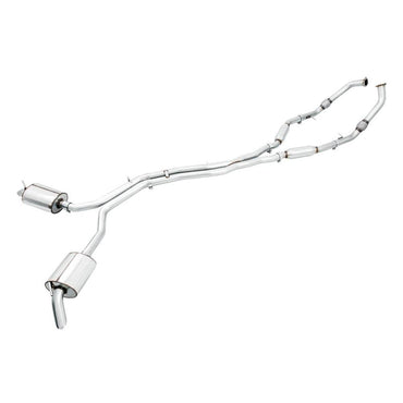 AWE Audi B9 SQ5 Resonated Touring Edition Cat-Back Exhaust - No Tips (Turn Downs)