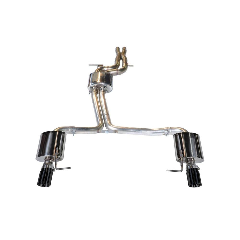 AWE Audi C7 A6 3.0T Touring Edition Exhaust - Dual Outlet Diamond Black Tips