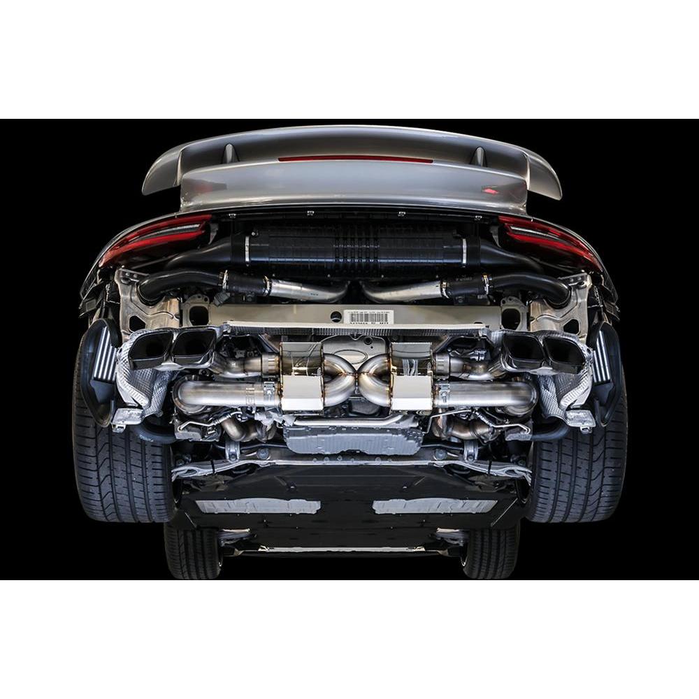 AWE Exhaust for Porsche 991.2 Turbo - Stock Tips detail