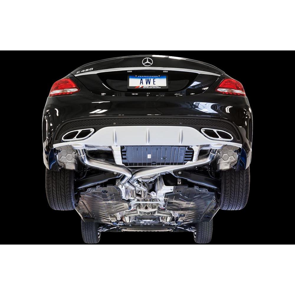 AWE Mercedes Benz W205 C450 AMG / C400 Track Edition Exhaust