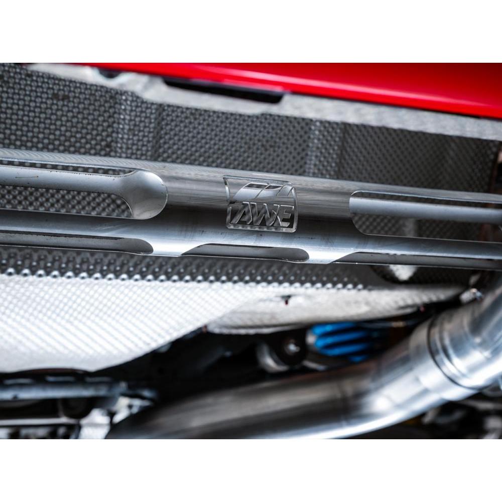 AWE BMW F8X M3/M4 Track Edition Catback Exhaust - Diamond Black Tips