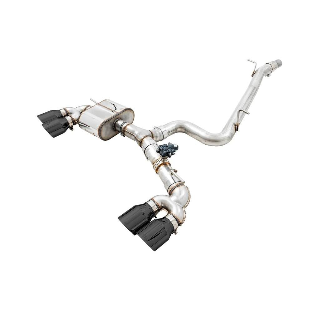 AWE MK7.5 Golf R SwitchPath Exhaust w/Diamond Black Tips 102mm