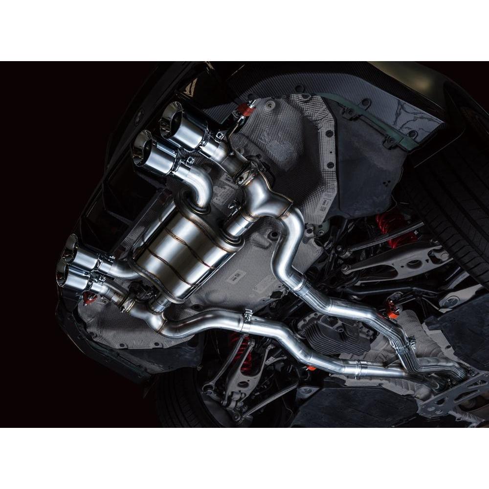 AWE SwitchPath Catback Exhaust for BMW G8X M3/M4 - Chrome Silver Tips
