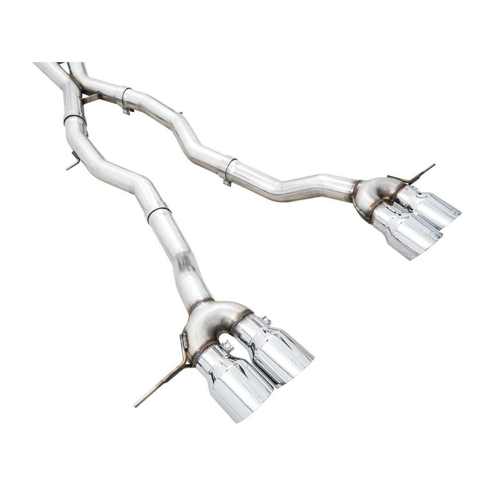 AWE Track Edition Catback Exhaust for BMW G8X M3/M4 - Diamond Black Tips