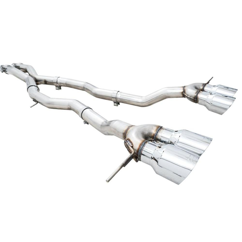 AWE Track Edition Catback Exhaust for BMW G8X M3/M4 - Diamond Black Tips