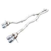 AWE Track Edition Catback Exhaust for BMW G8X M3/M4 - Diamond Black Tips