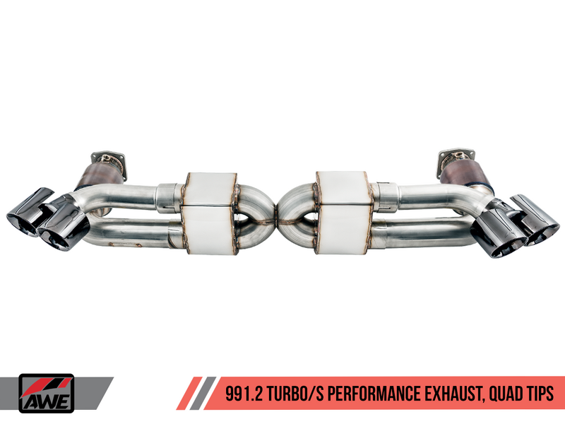 AWE Exhaust Suite installed on Porsche 991.2