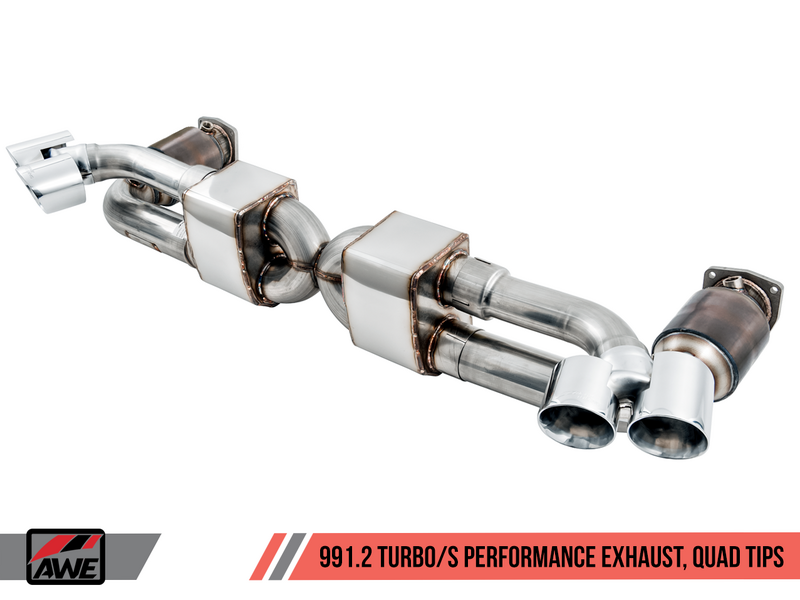 AWE Exhaust Suite for Porsche 991.2 Turbo - detail