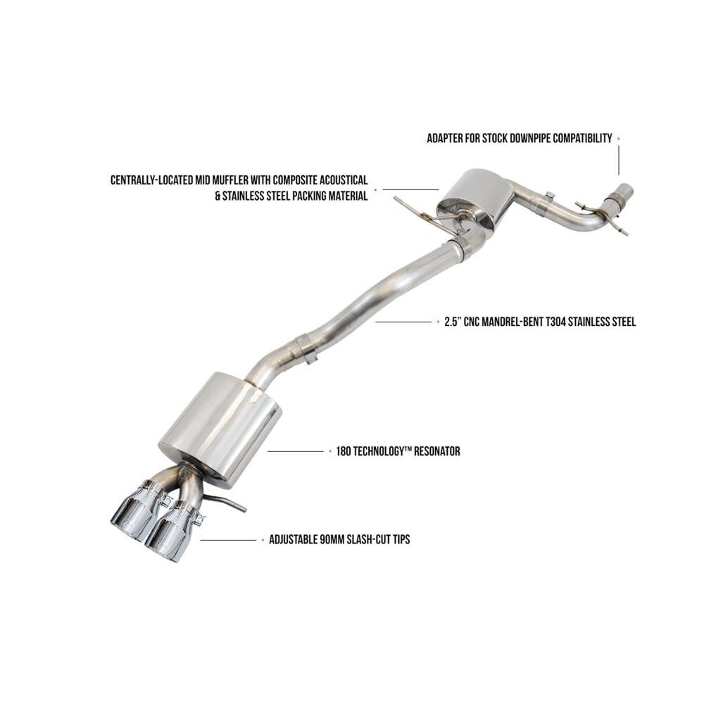 AWE Exhaust Suite for VW MK5 Jetta 2.0T