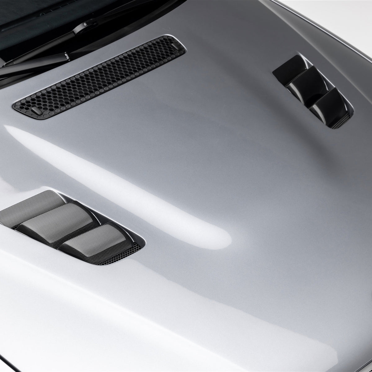 Vorsteiner V20 Aero Hood - Gloss Carbon Fibre PP 1x1 - BMW E46 M3 S54