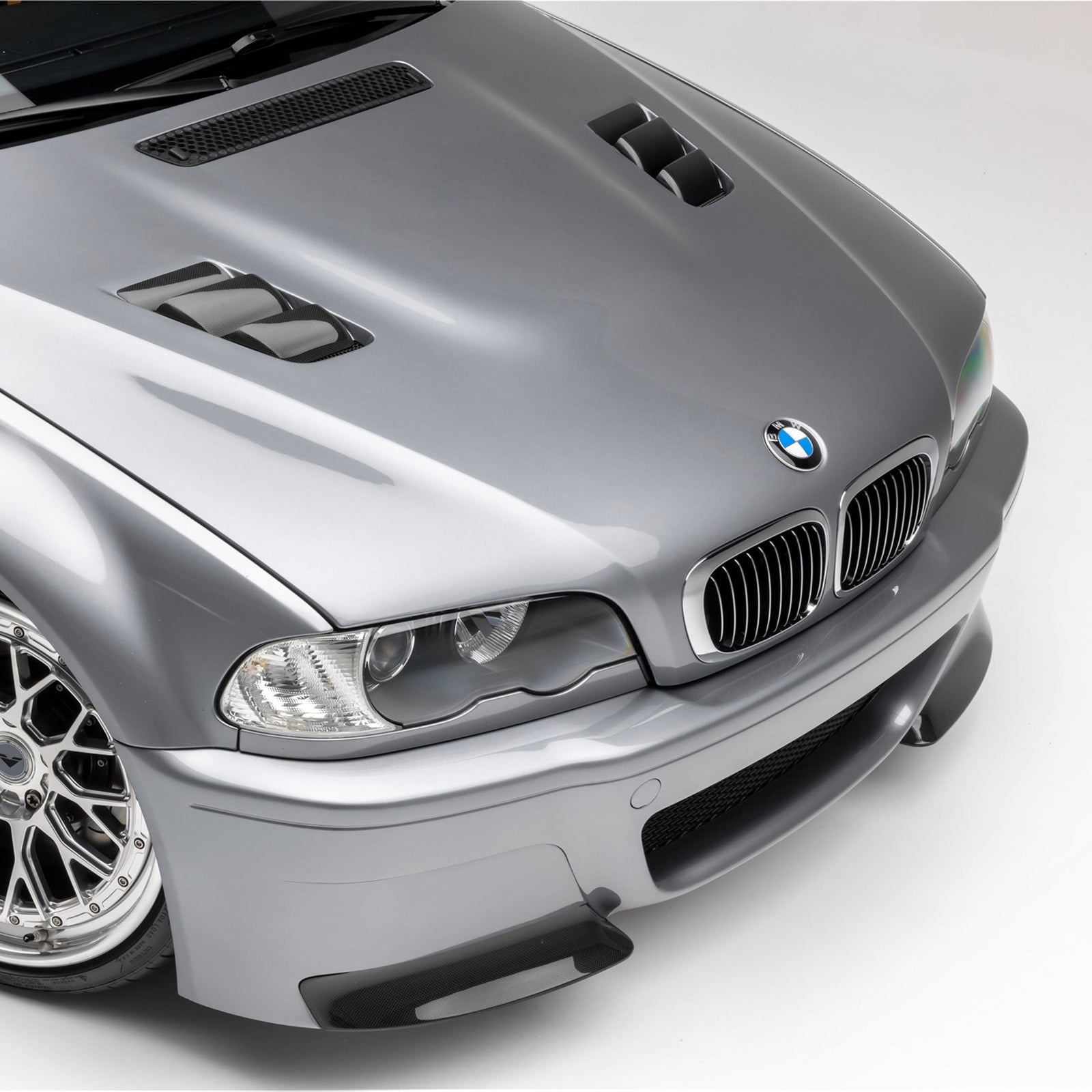 Vorsteiner V20 Aero Hood - Gloss Carbon Fibre PP 1x1 - BMW E46 M3 S54