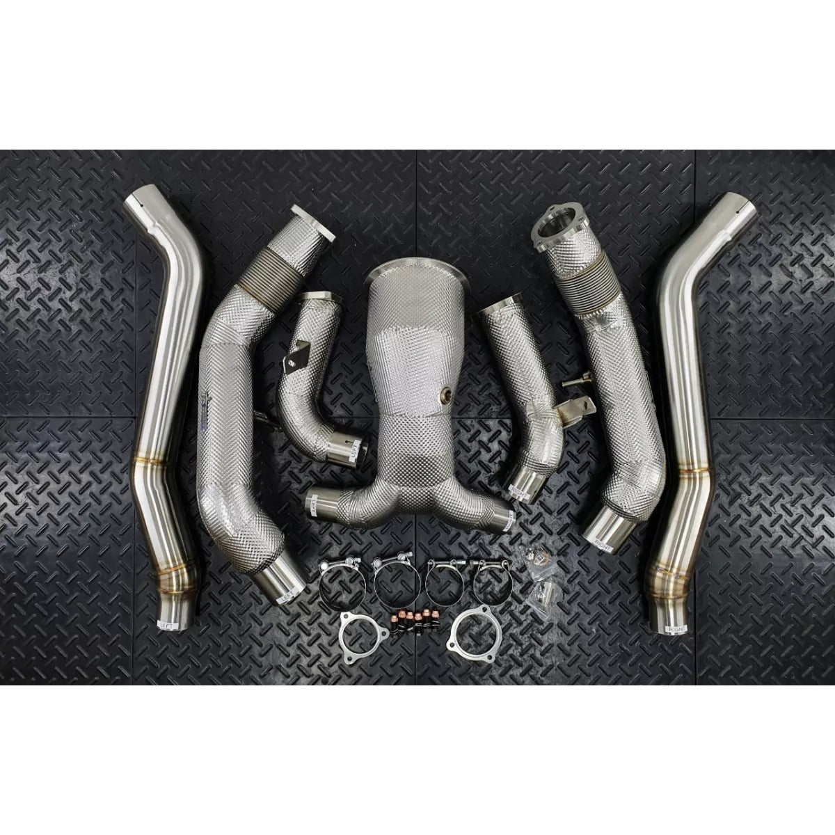 Redstar Audi C8 A6|A7 55TFSI Downpipe Resonator Delete system