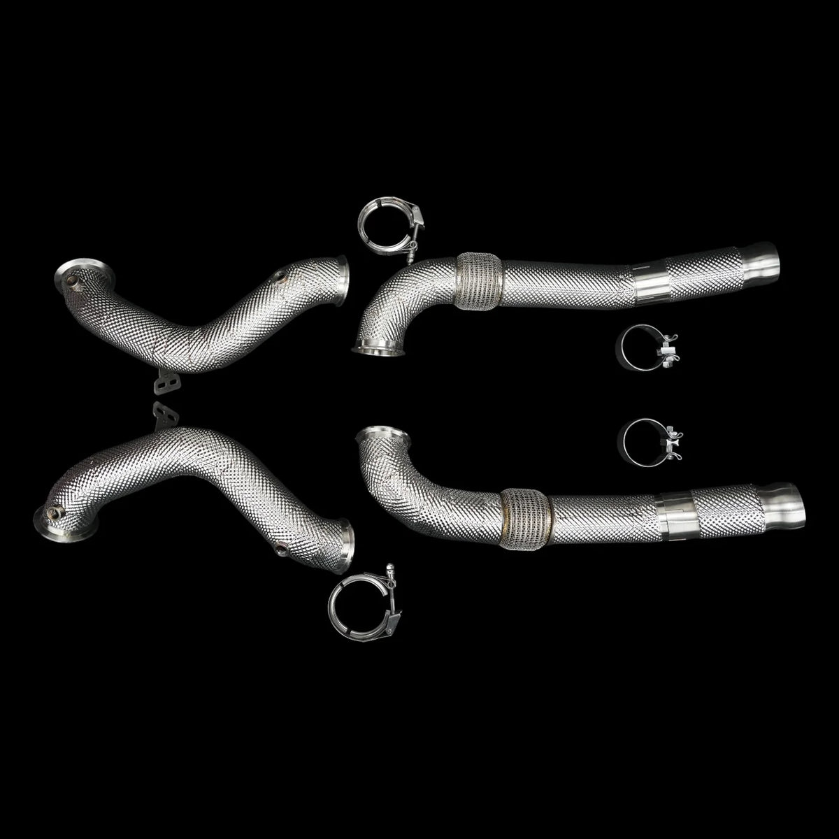 BlackBoost Mercedes AMG GT (190) M178 4.0L V8 BiTurbo Catless Downpipes