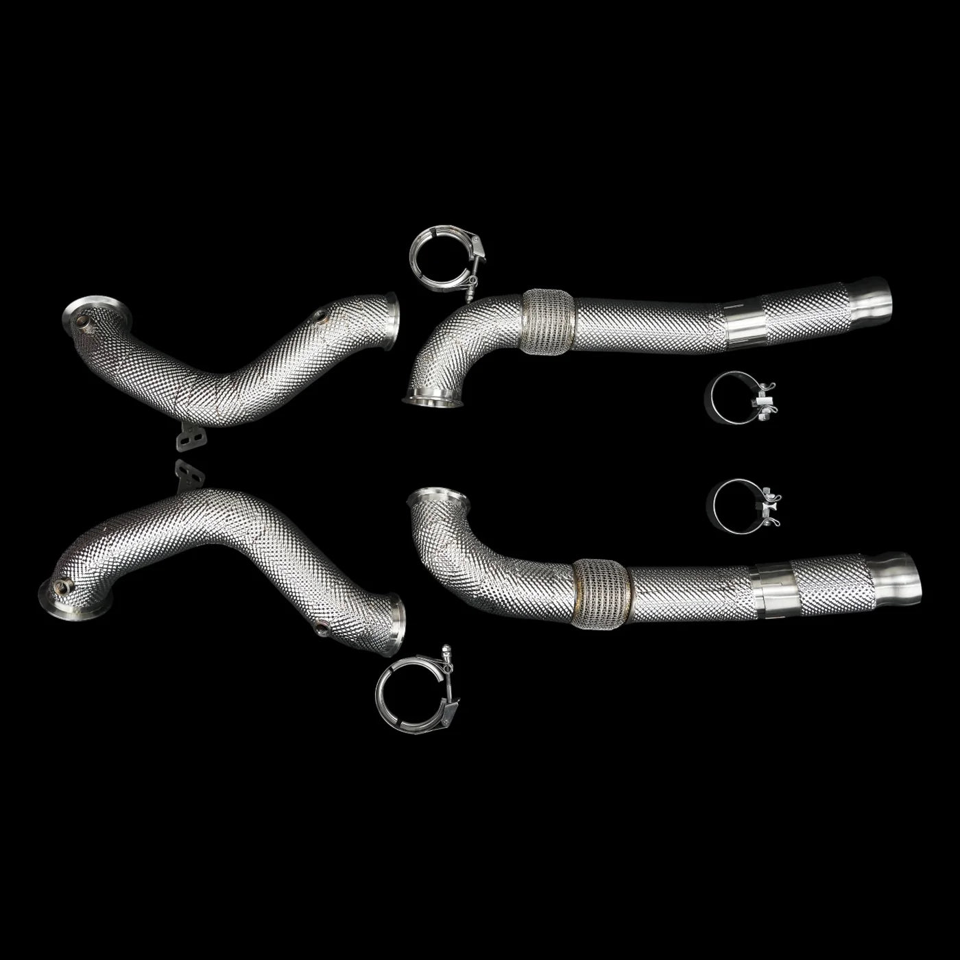 BlackBoost Mercedes AMG GT (190) M178 4.0L V8 BiTurbo Catless Downpipes