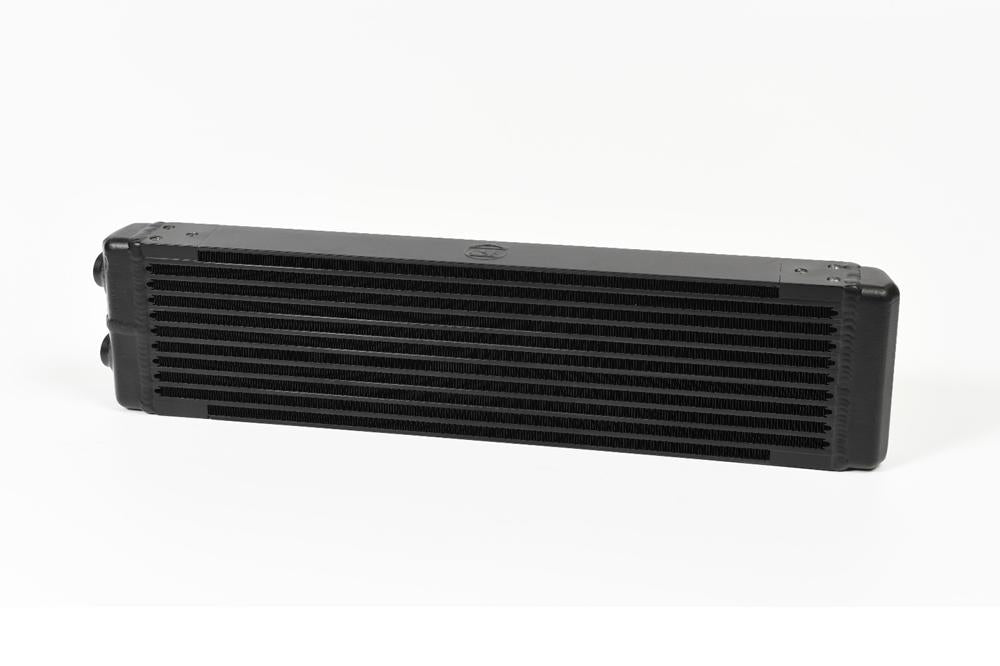 CSF Universal Dual-Pass Oil Cooler w/ Direct Fitment for Porsche 911 center front oil cooler (RS Style) - M22 x 1.5 connections - 24L x 5.75H x 2.16