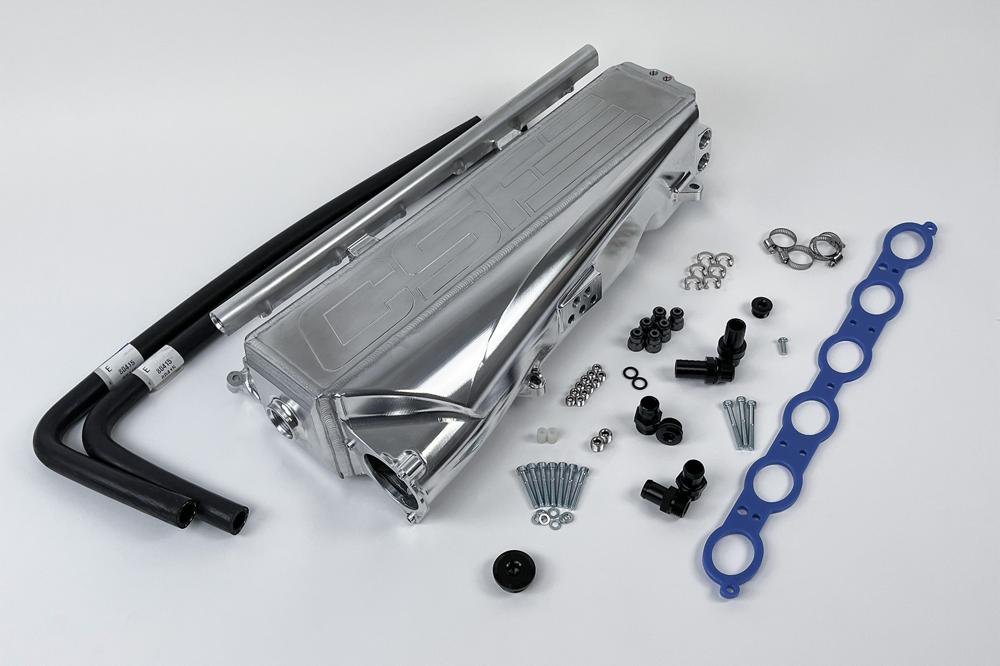 CSF BMW Gen 2 B58 Race X Charge Air Cooler Manifold - Raw Billet