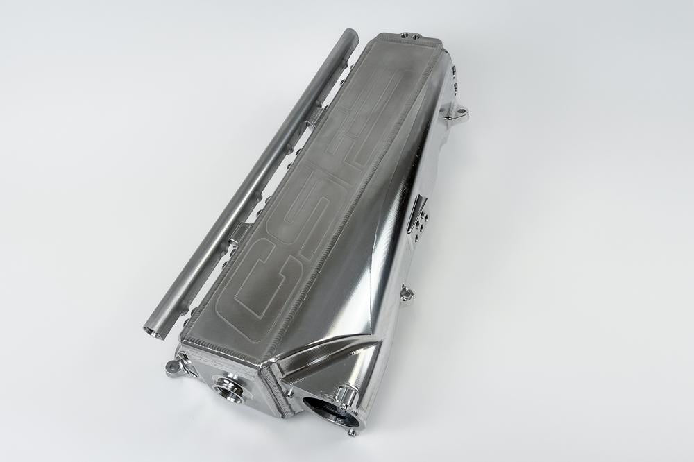 CSF BMW Gen 2 B58 Race X Charge Air Cooler Manifold - Raw Billet