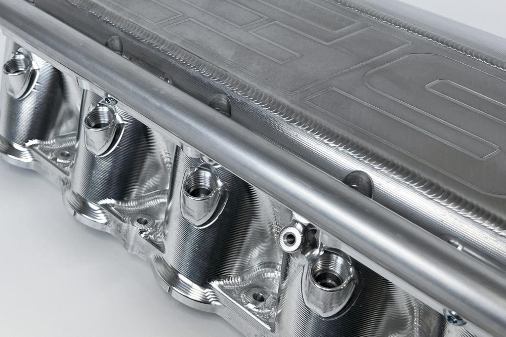 CSF BMW Gen 2 B58 Race X Charge Air Cooler Manifold - Raw Billet