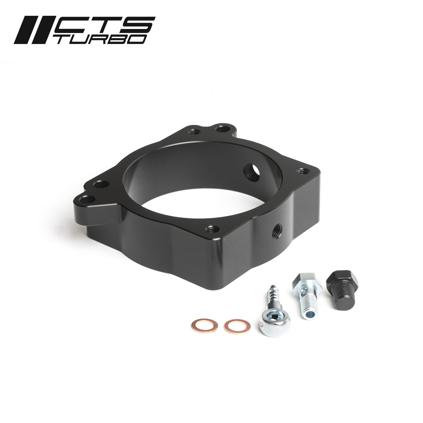 CTS Turbo RS3/TTRS (8V.2/8S) 2018+ Throttle Body Spacer with Boost Tap and Meth Injection Port