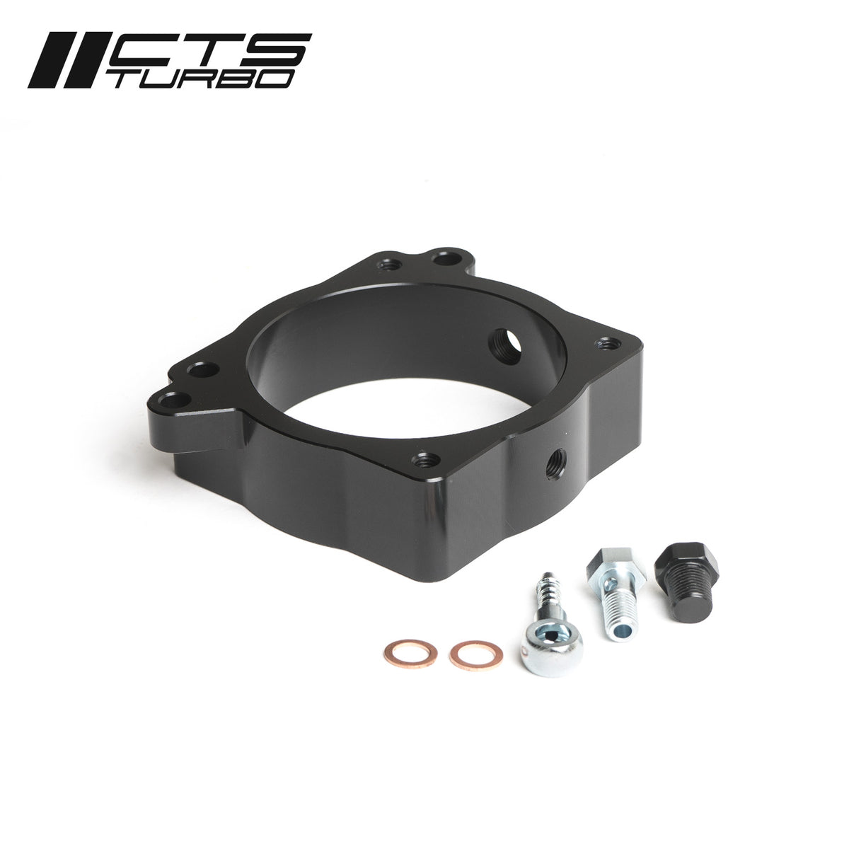 CTS Turbo RS3/TTRS (8V.2/8S) 2018+ Throttle Body Spacer with Boost Tap and Meth Injection Port