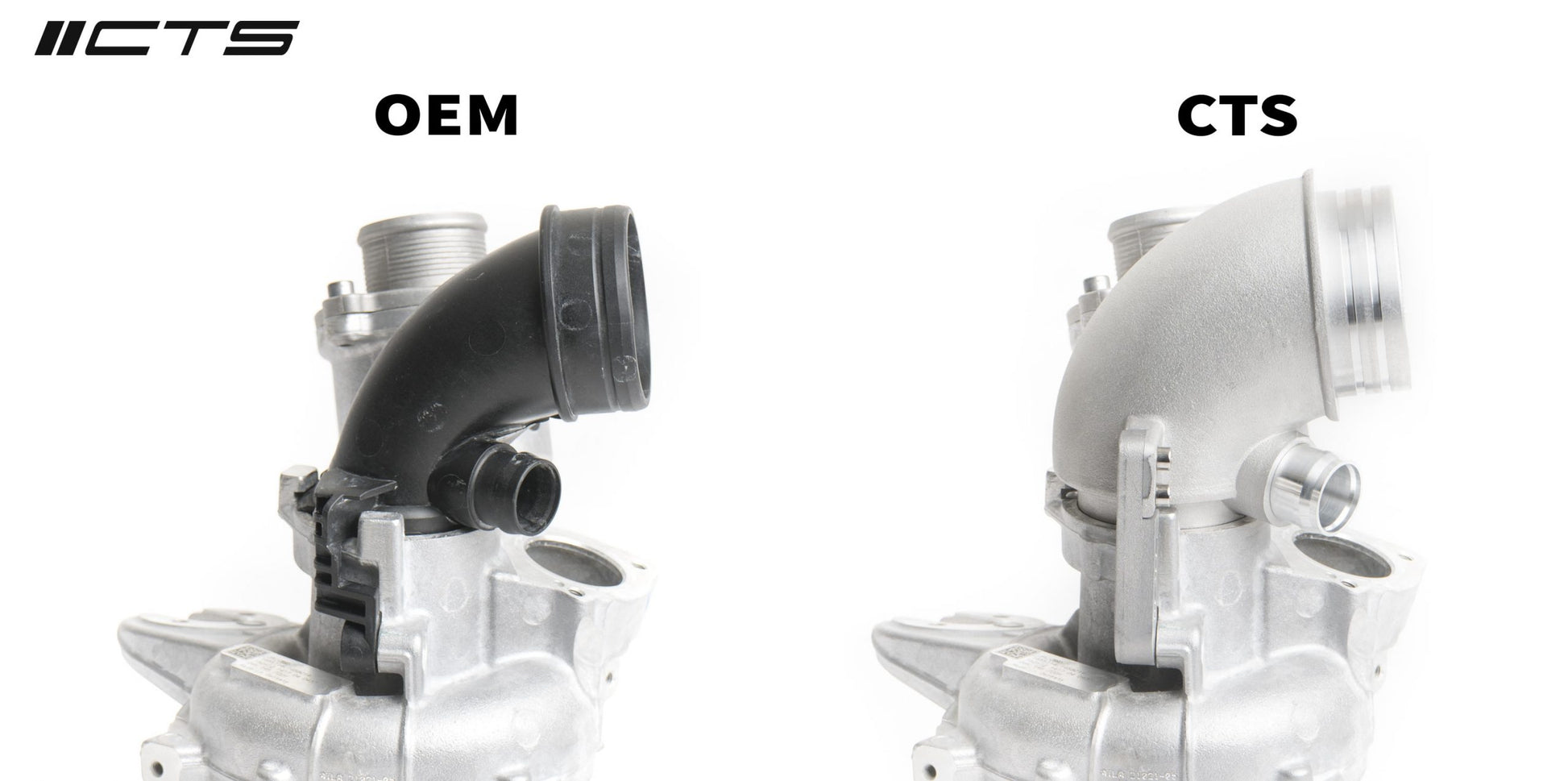 CTS Turbo 1.8T/2.0T MQB Gen3 High-Flow Turbo Inlet Pipe