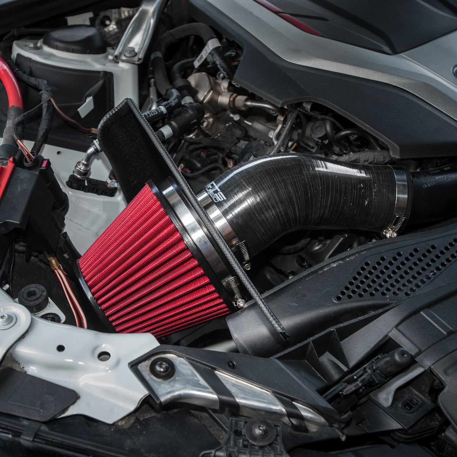 CTS Turbo B9 AUDI A4, AllRoad, A5, S4, S5, RS4, RS5 HIGH-FLOW INTAKE (6" Velocity Stack)