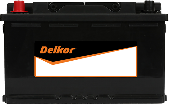 Delkor 59095 DIN75RH Maintenance-Free Battery - 912CCA 90Ah - Image 1