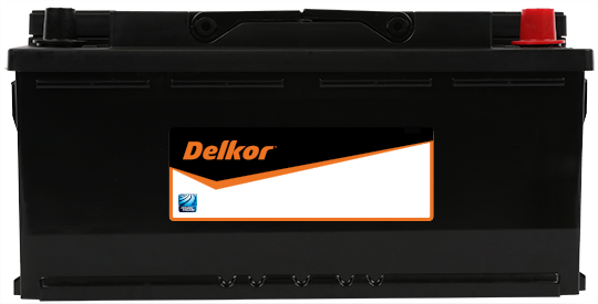 Delkor 61044 DIN110L Maintenance-Free Battery -  950CCA 110Ah - Image 1