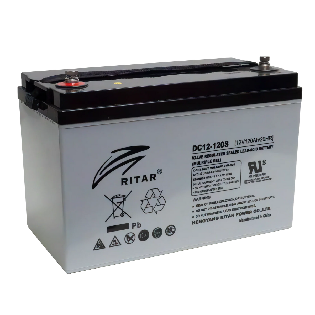 Ritar 🔋 Ritar RA12-120SD AGM Deep Cycle Battery – 12V 120Ah | 1000 CCA | Heavy-Duty Long-Life Power - Image 1