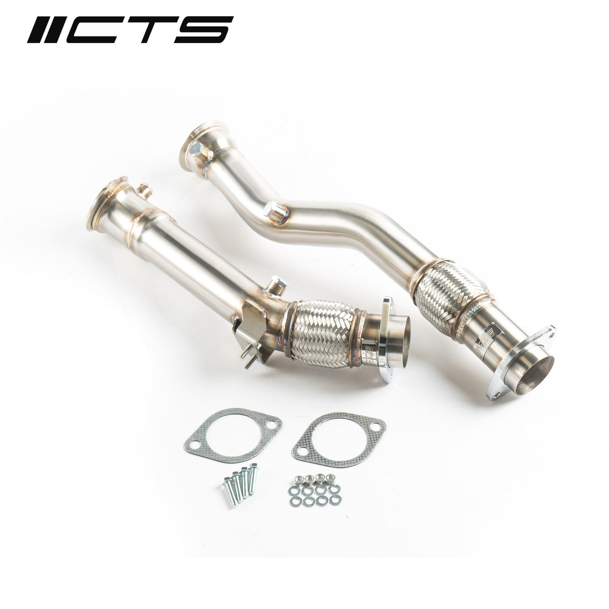 CTS Turbo BMW S58 F97/G01 X3M/X3MC &amp; F98/G02 X4M/X4MC Downpipes Without Heat Wrap