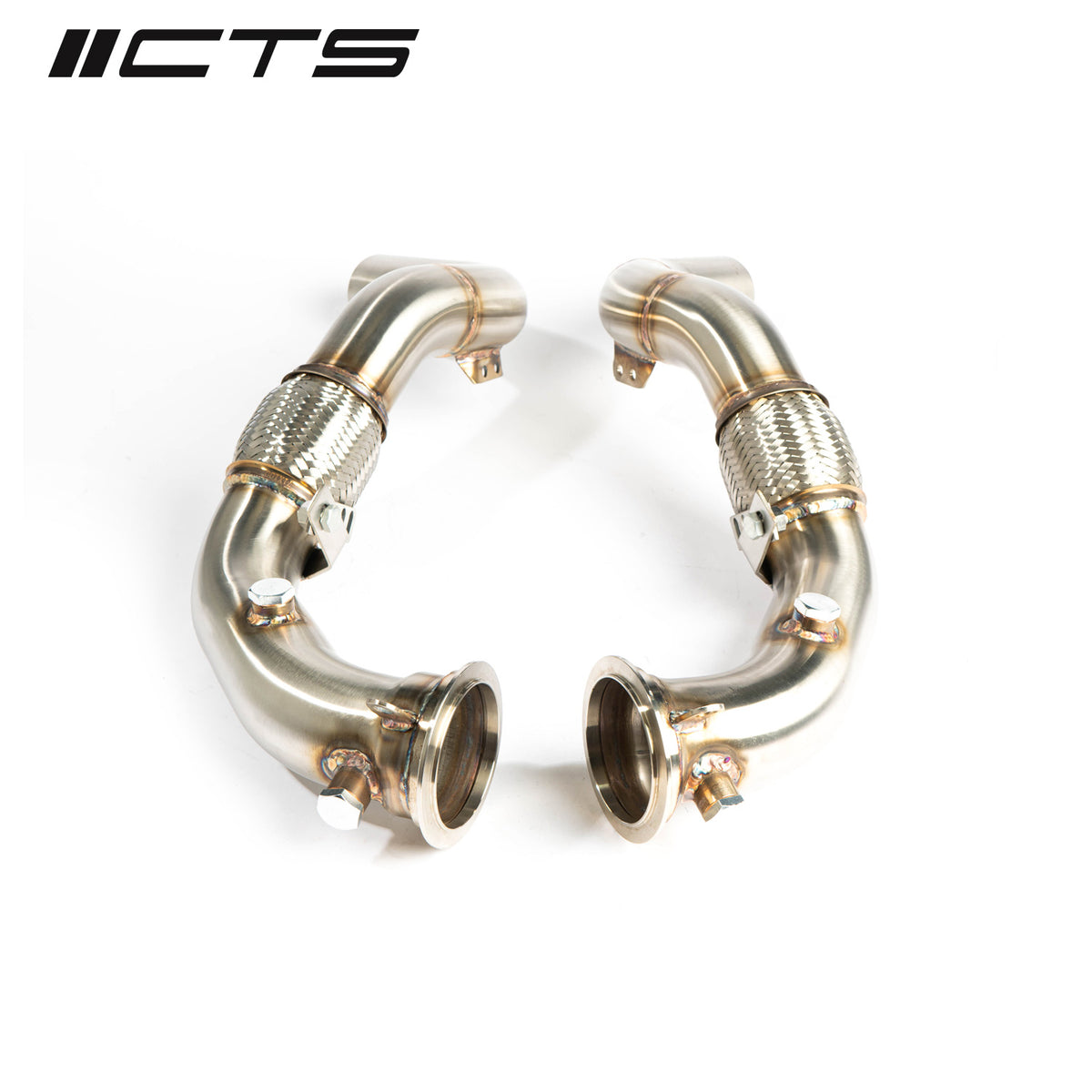 CTS Turbo RACE DOWNPIPE SET for BMW F85 X5M S63 &amp;amp; BMW F86 X6M S63 (2014-2019)