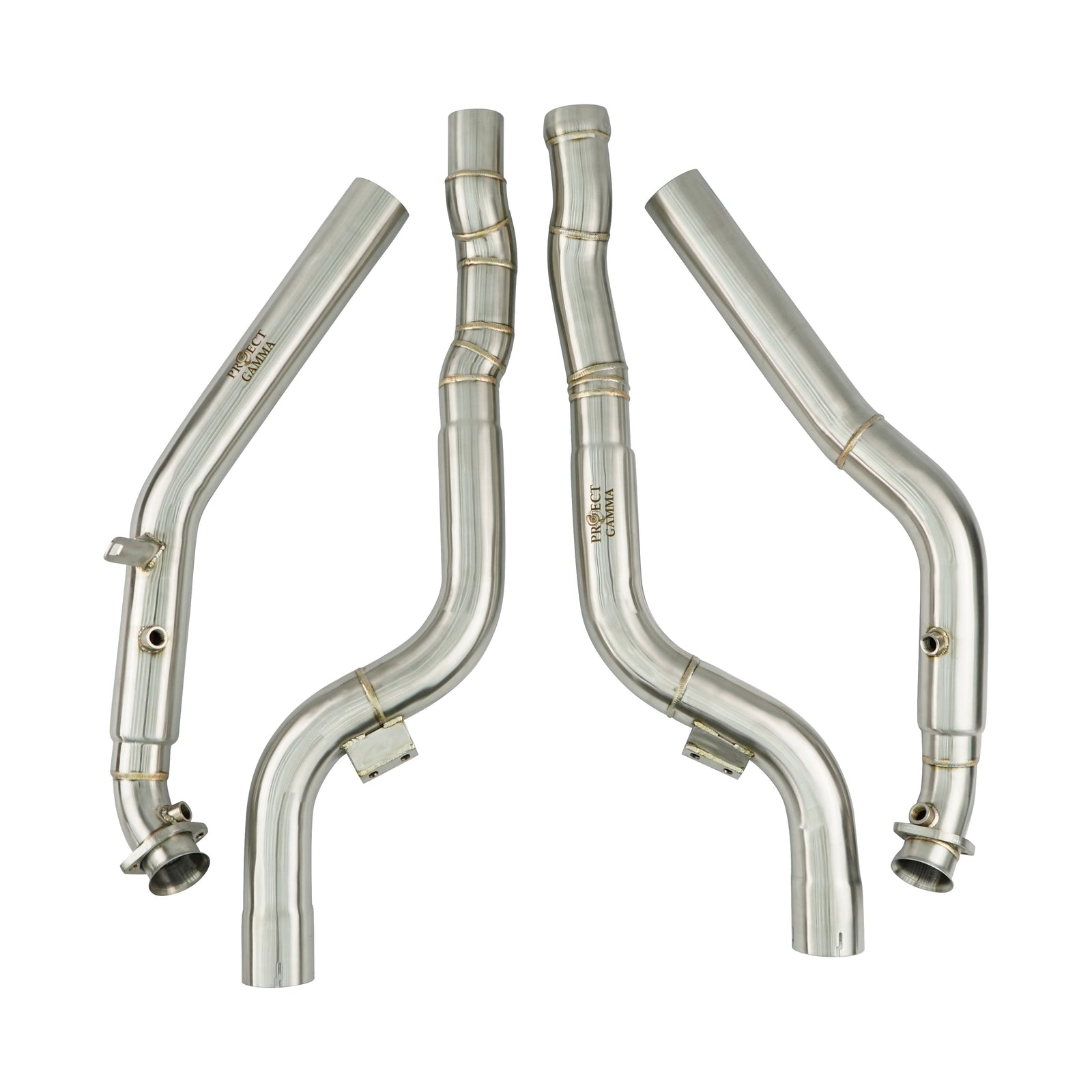 ProjectGamma Mercedes CLS 63 AMG (C218) Stainless Steel Downpipes