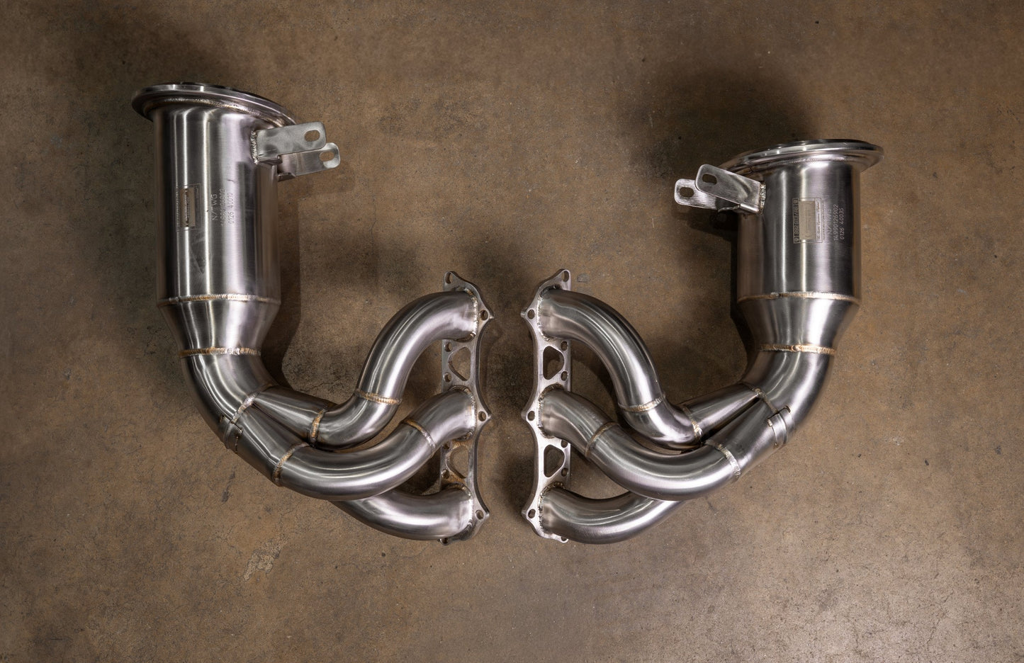 Valvetronic 400 Cell Catted Down Pipes For Porsche 992 GT3 / GT3 RS