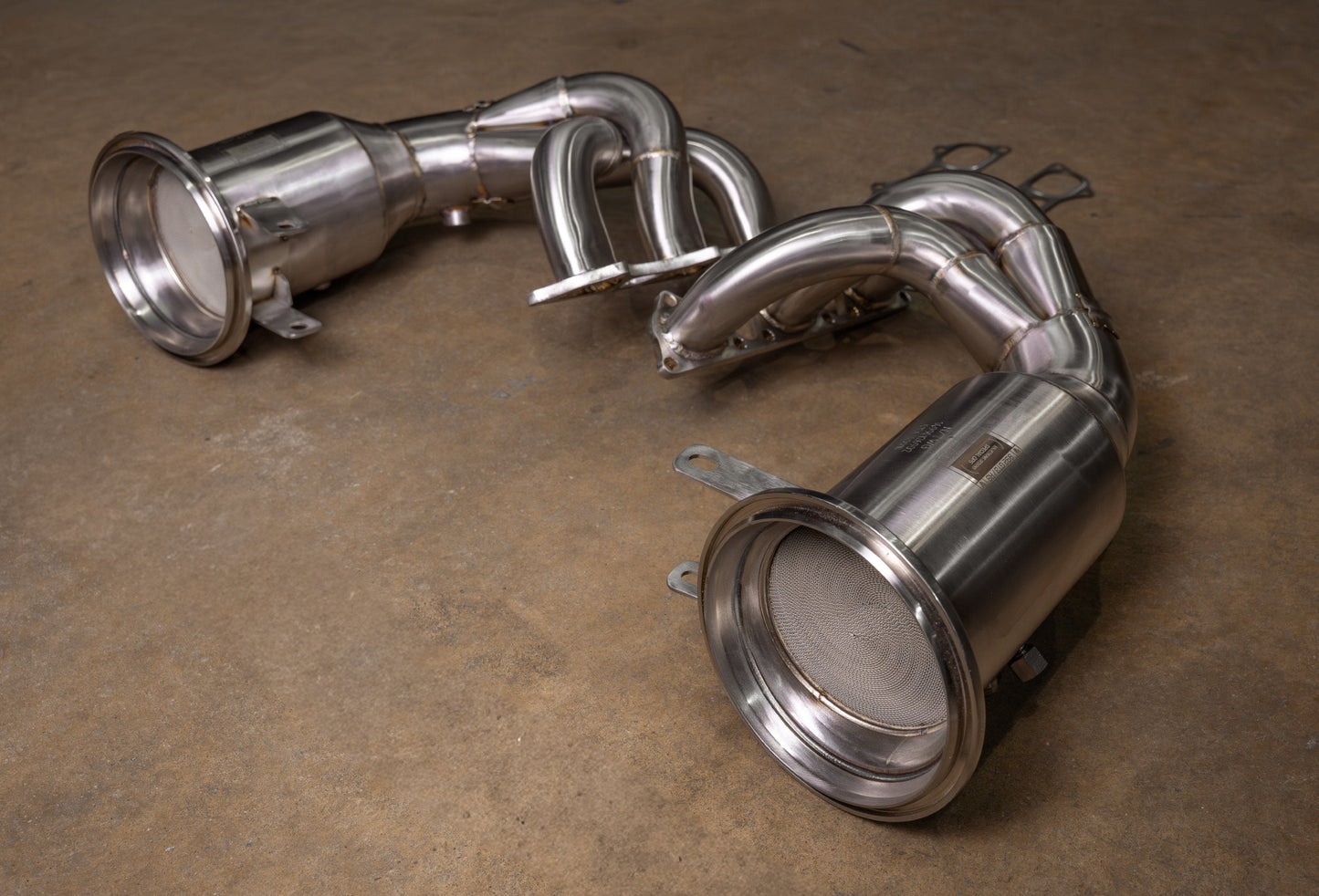 Valvetronic 400 Cell Catted Down Pipes For Porsche 992 GT3 / GT3 RS