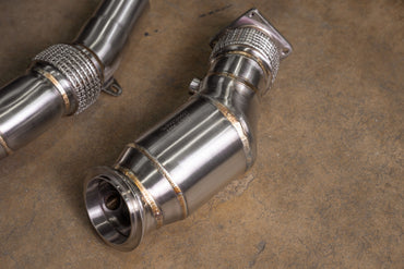 Valvetronic BMW F80/F82/F83/F87C M2C / M3 / M4 400 Cell Catted Downpipes