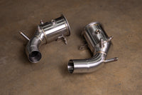 Valvetronic 400 Cell Catted Down Pipes For Porsche 992 Turbo / Turbo S