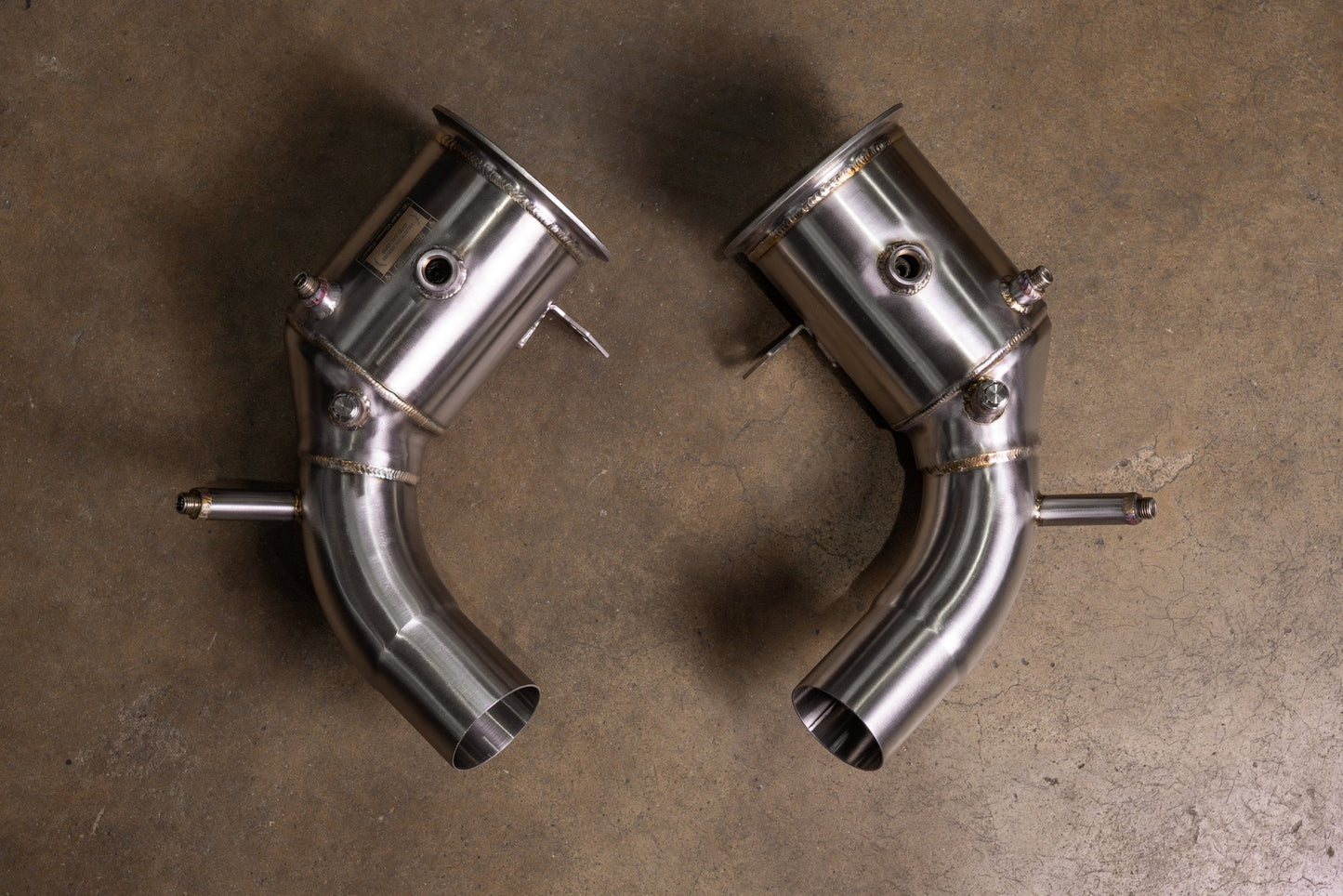 Valvetronic 400 Cell Catted Down Pipes For Porsche 992 Turbo / Turbo S