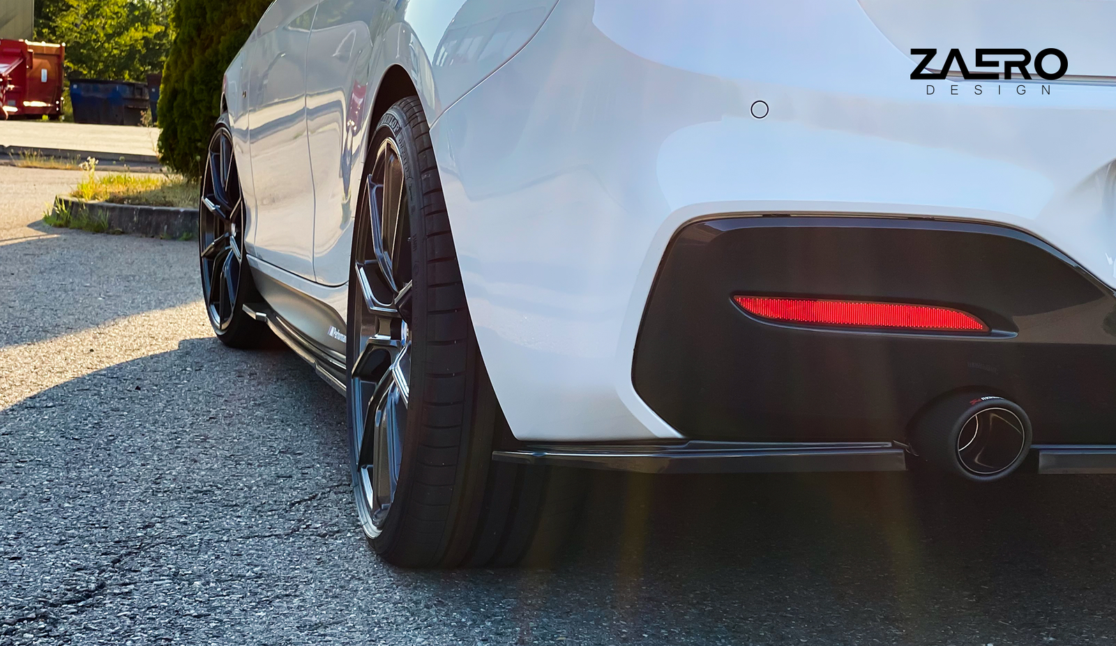 Zaero Design EVO-1 Rear Diffuser & Rear Splitters for BMW 1 Series F20 (LCI) 2016-2019
