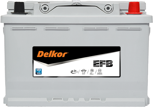 Delkor LN3-70EFB Stop-Start EFB Battery - 720CCA 70Ah - Image 1