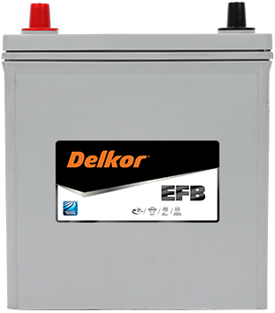 Delkor SM42B20REFB NS40 Stop-Start EFB Battery - 400CCA 43Ah - Image 1