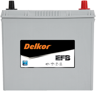 Delkor SN55B24LEFB Stop-Start EFB Battery - 500CCA 58Ah - Image 1
