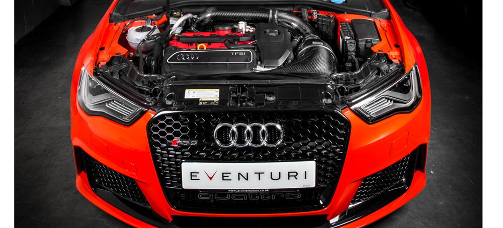 Eventuri Audi 8V RS3 RHD Full Black Carbon Intake Gen 1