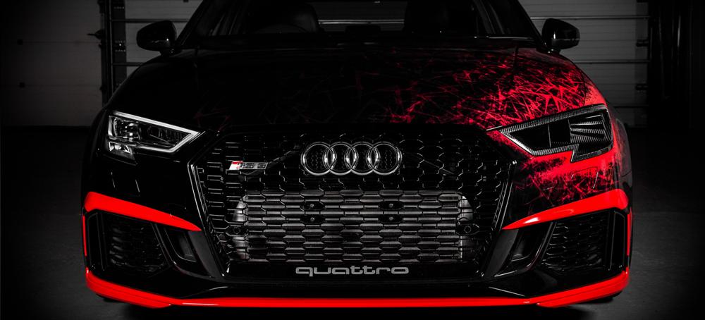 Eventuri Audi RS3 Carbon Headlamp Race Ducts for Stage 3 Intake | Euro ...